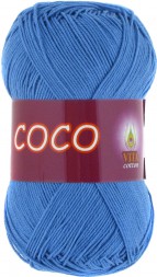 Пряжа Vita cotton COCO 3879 т.голубой