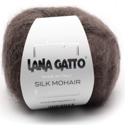 Пряжа Lana Gatto SILK MOHAIR 6030 коричневый