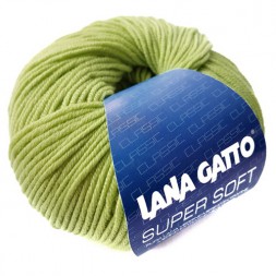 Пряжа Lana Gatto SUPER SOFT 5282 салатовый