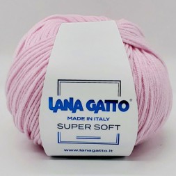 Пряжа Lana Gatto SUPER SOFT 5284 св.розовый