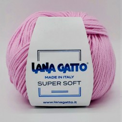 Пряжа Lana Gatto SUPER SOFT 5285 неж.розовый