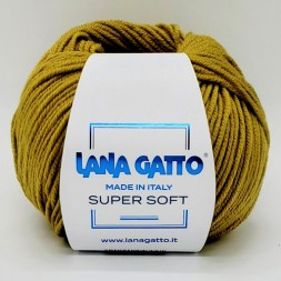 Пряжа Lana Gatto SUPER SOFT 8564 желтовато-зеленый