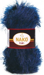 Пряжа Nako RAIN 6639 т.синий