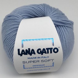 Пряжа Lana Gatto SUPER SOFT 12260 неж.голубой