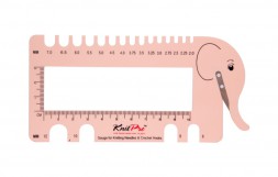 Линейка для определения размера спиц KnitPro