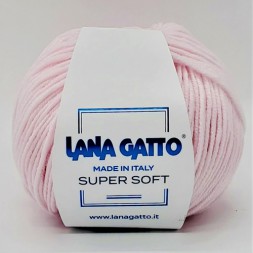 Пряжа Lana Gatto SUPER SOFT 13210 бл.розовый