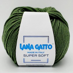 Пряжа Lana Gatto SUPER SOFT 13278 хаки