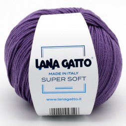 Пряжа Lana Gatto SUPER SOFT 13335 лиловый