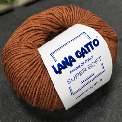 Пряжа Lana Gatto SUPER SOFT 13737 т.рыжий