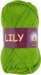 Пряжа Vita cotton LILY 1626 свеж.зелень
